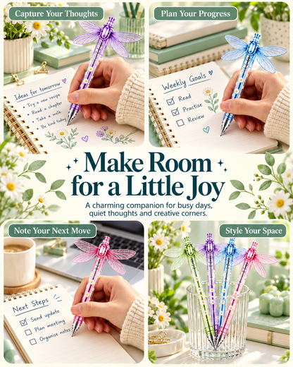 Flutter Bloom Dragonfly Wing Pen