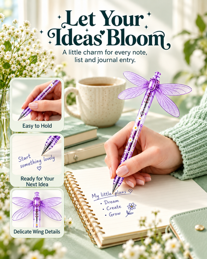 Flutter Bloom Dragonfly Wing Pen