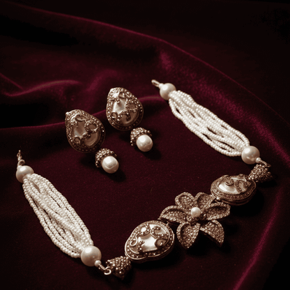 The Blossom Nacre Choker Set