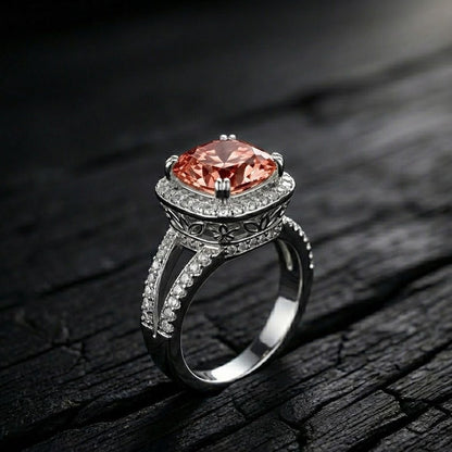 Delicate Sterling Ring With Silver Polish