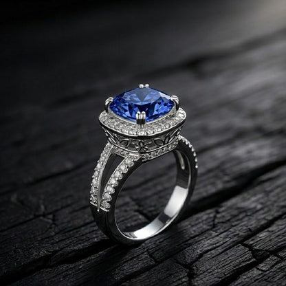 Delicate Sterling Ring With Silver Polish
