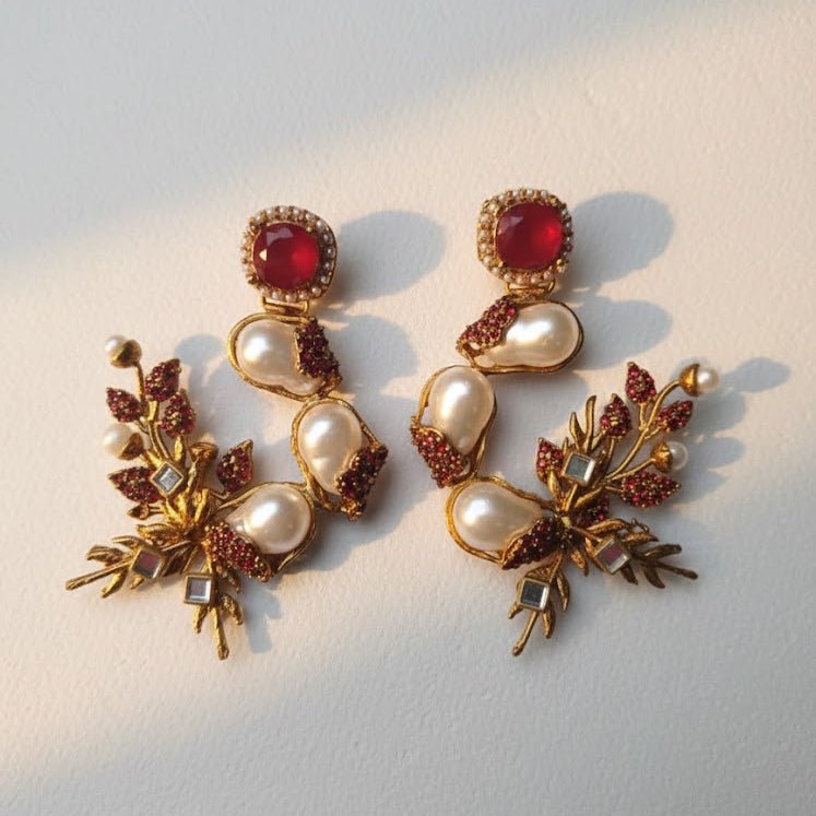 Pearl Shimmer Dangles