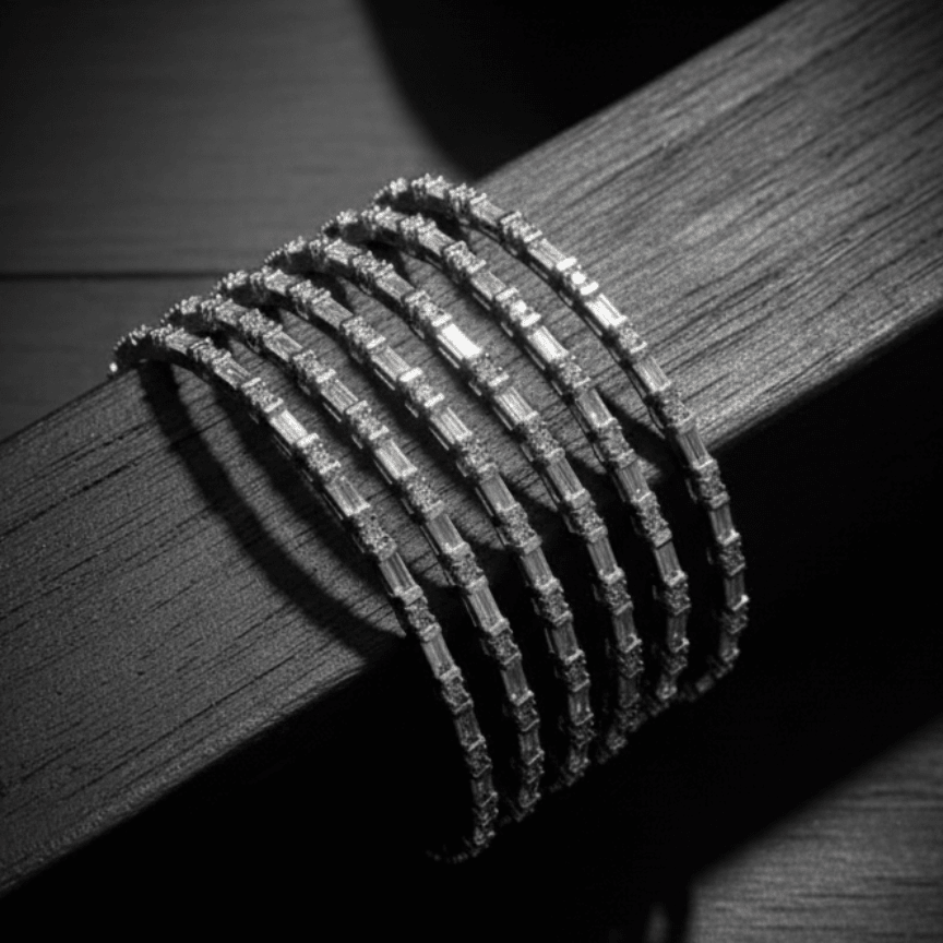 Celestial Golden Silver Six Bangles