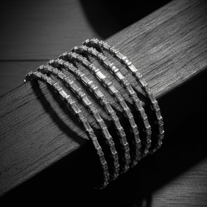 Celestial Golden Silver Six Bangles