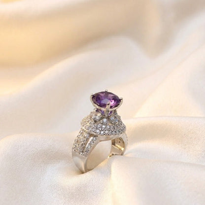 Moonstone Sterling Ring - 22K Gold Plated Ring