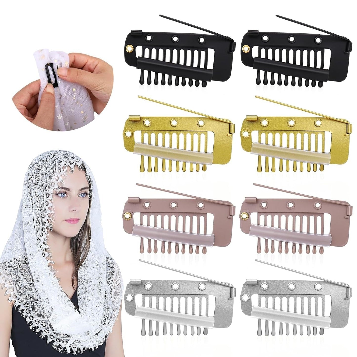 Beautiful Dupata Clips Hijab Pins