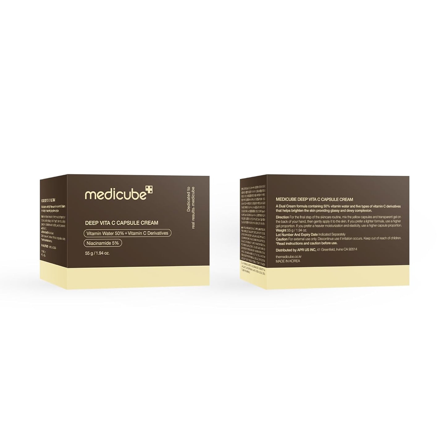 Medicube Deep Vita C Golden Capsule Face Moisturizer Cream  55g
